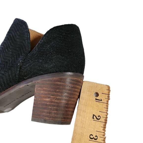 Lucky Brand Women's Black Suede Side Zip Cinder Pickla Booties Size 9.5 - Picture 7 of 9